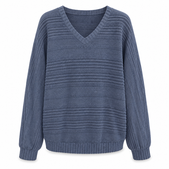 👚 Flattering Neckline, Easy Everyday Comfort | Women's Casual Long Sleeve V-Neck Top