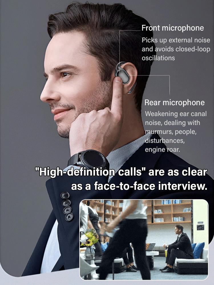 Luftledelse Hanging Bluetooth -øretelefoner