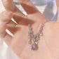 Delicate Gift * Sparkly Zircon Tassel Necklace
