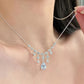 Delicate Gift * Sparkly Zircon Tassel Necklace