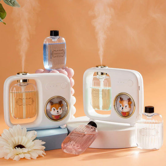Cartoon Diffuseur d'aromathérapie automatique avec lumière nocturne