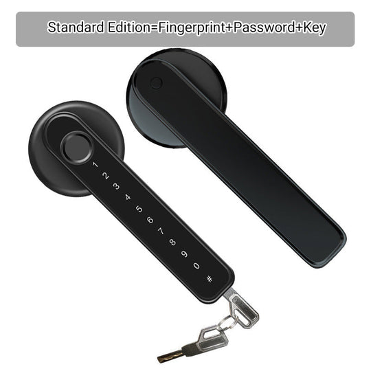 ✅Penghantaran Percuma✈Pemegang Kunci Pintu Pintar Cap Jari Dengan Kawalan APP Bluetooth